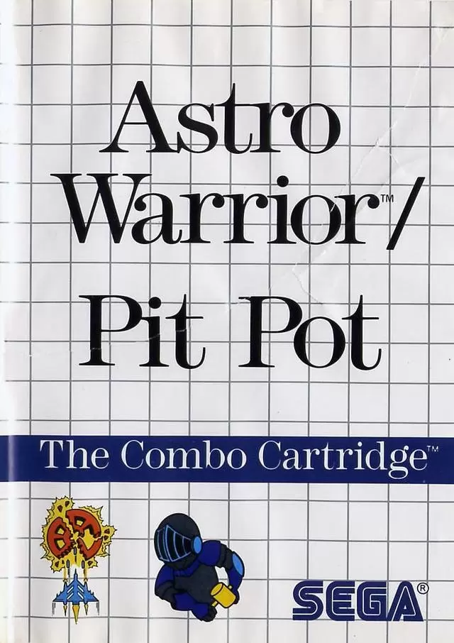 Jeux SEGA Master System - Astro Warrior & Pit Pot