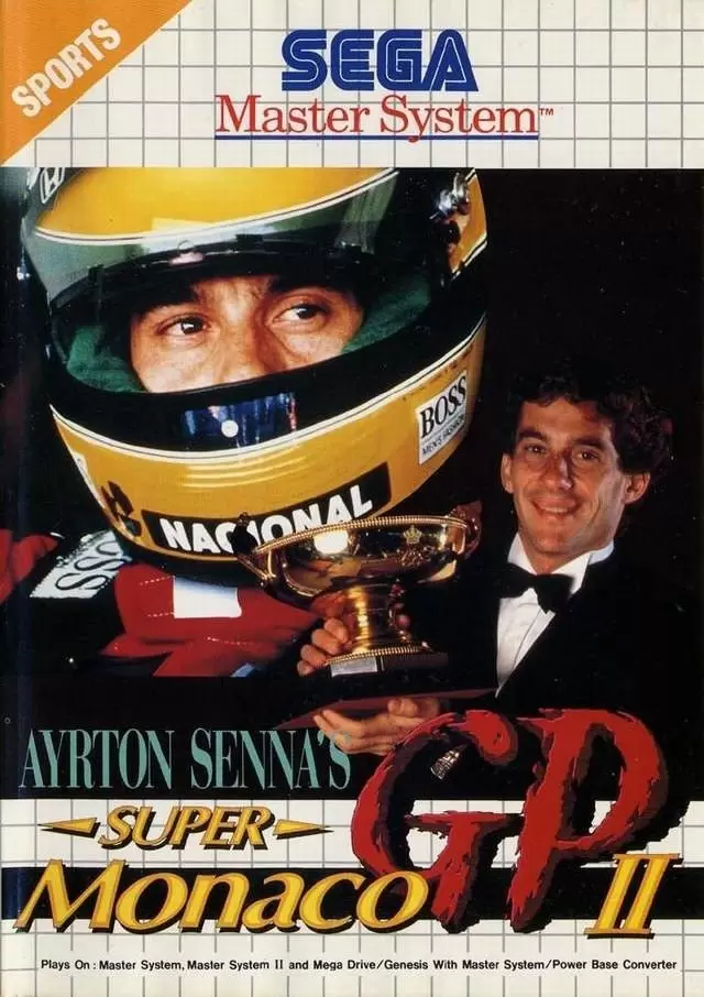 Jeux SEGA Master System - Ayrton Senna\'s Super Monaco GP II