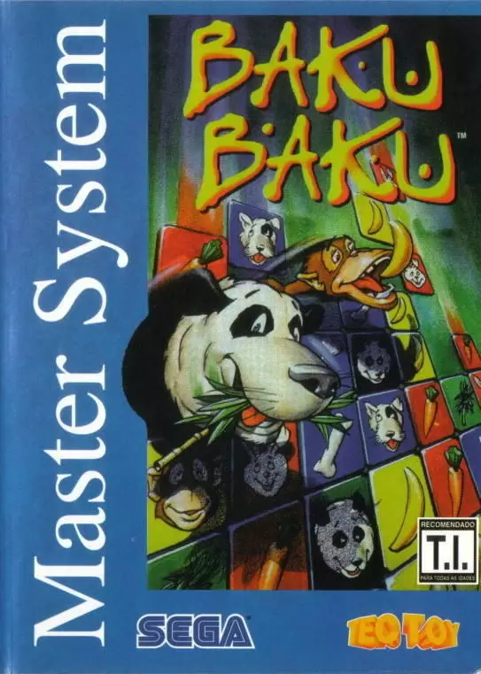 SEGA Master System Games - Baku Baku Animal
