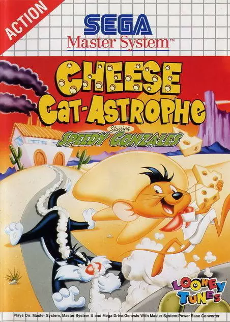 Jeux SEGA Master System - Cheese Cat-Astrophe Starring Speedy Gonzales