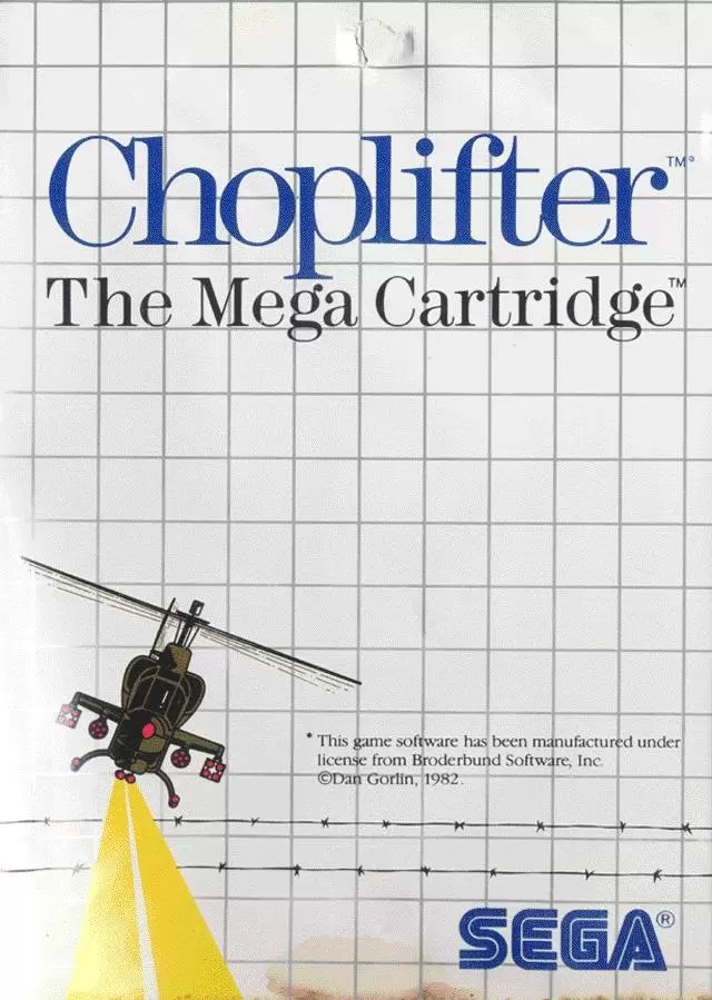 SEGA Master System Games - Choplifter