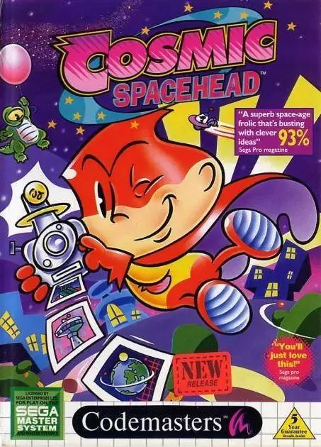 EUR - European Master System Games - Cosmic Spacehead