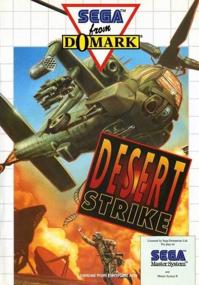 SEGA Master System Games - Desert Strike