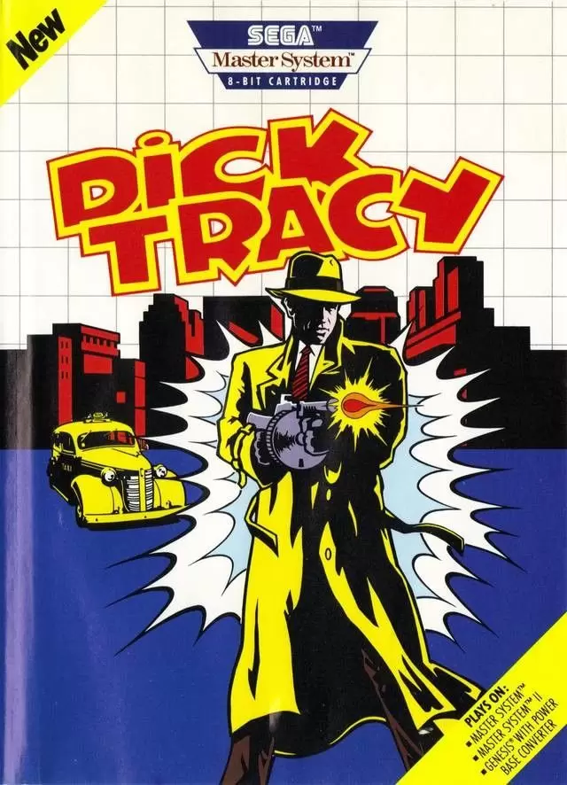 SEGA Master System Games - Dick Tracy