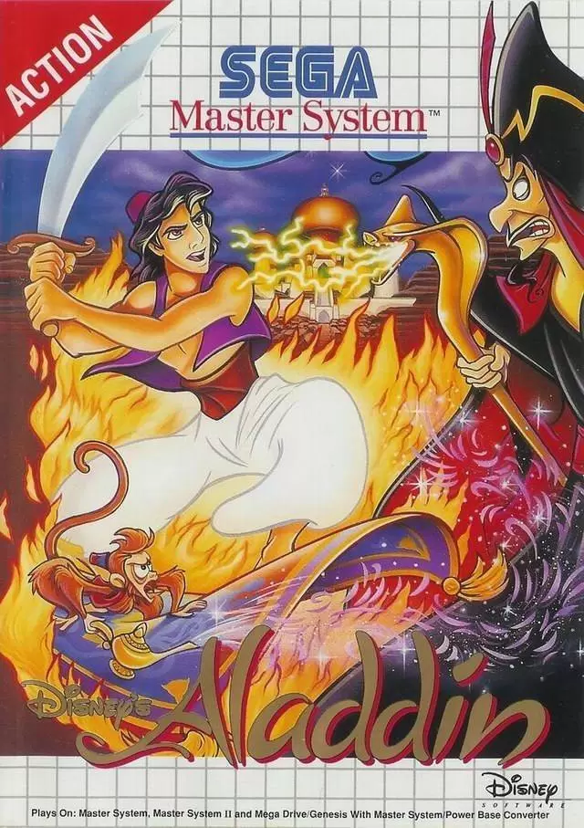 SEGA Master System Games - Aladdin