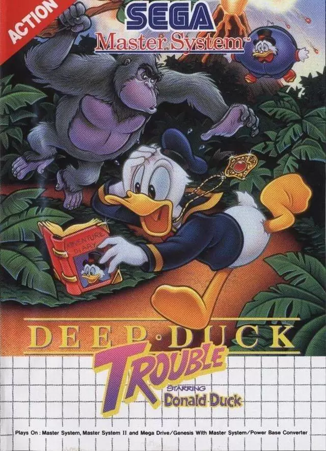 SEGA Master System Games - Donald Duck: Deep Duck Trouble