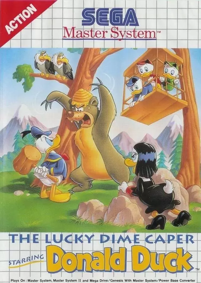 SEGA Master System Games - Donald Duck: The Lucky Dime Caper