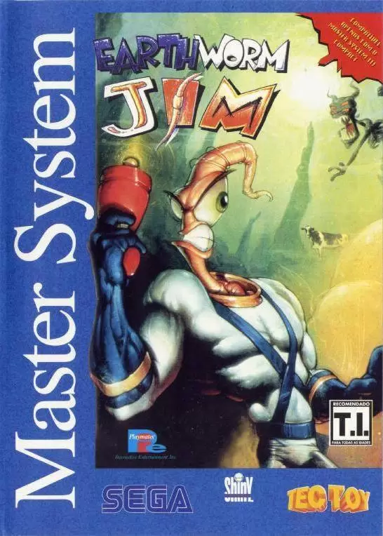 SEGA Master System Games - Earthworm Jim