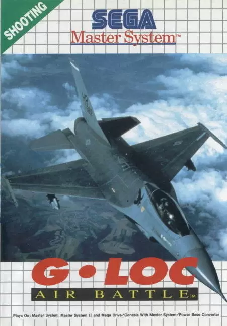 Jeux SEGA Master System - G-LOC: Air Battle