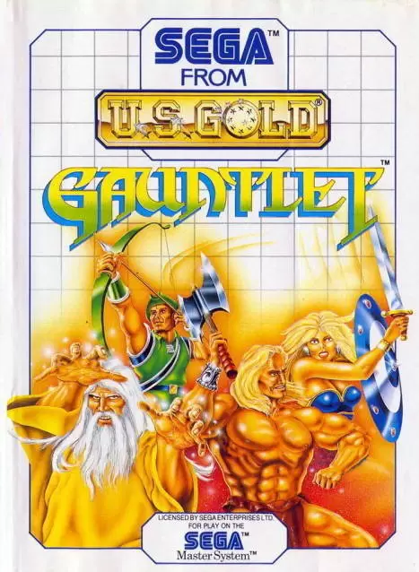 SEGA Master System Games - Gauntlet