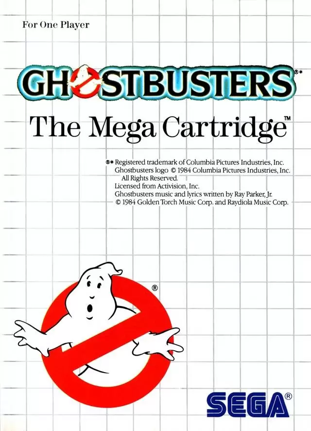 SEGA Master System Games - Ghostbusters