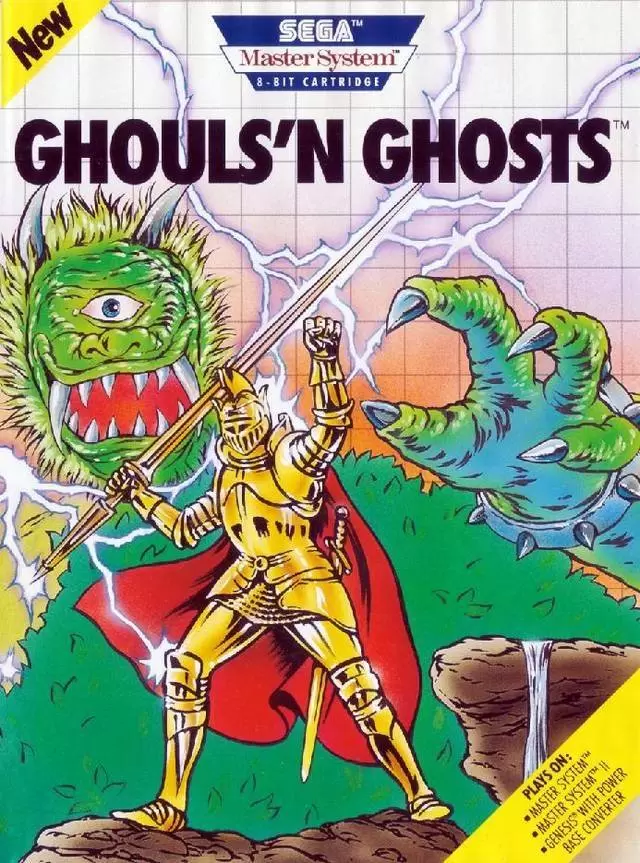 SEGA Master System Games - Ghouls \'n Ghosts