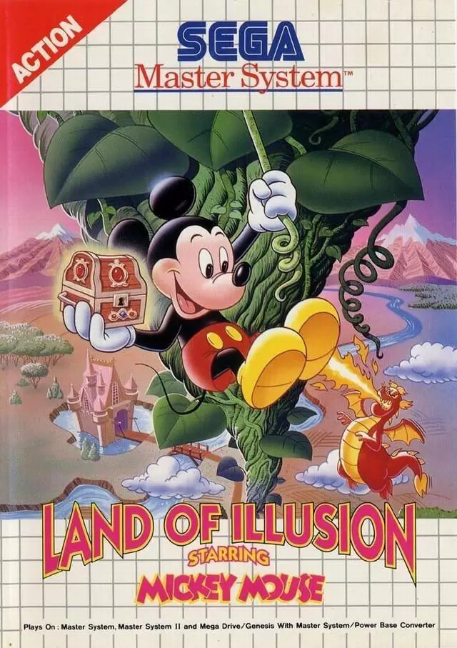 SEGA Master System Games - Land of Illusion starring Mickey Mouse