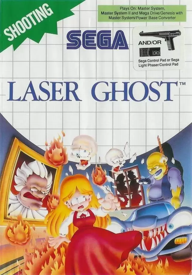 Jeux SEGA Master System - Laser Ghost