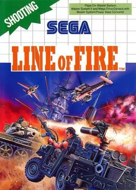 Jeux SEGA Master System - Line of Fire