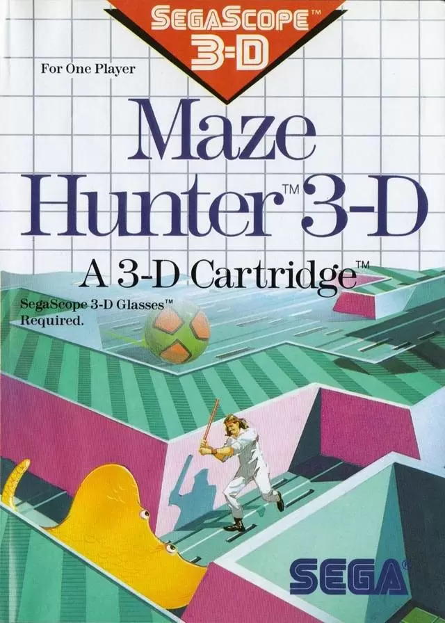 Jeux SEGA Master System - Maze Hunter 3-D