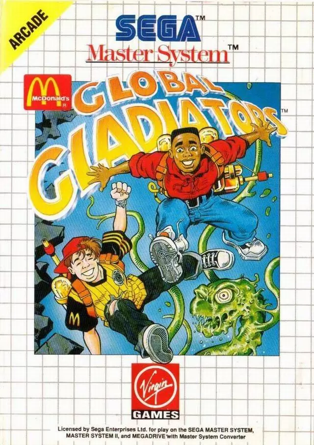 SEGA Master System Games - Global Gladiators