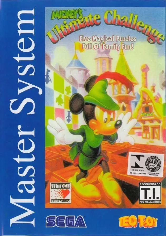 SEGA Master System Games - Mickey\'s Ultimate Challenge