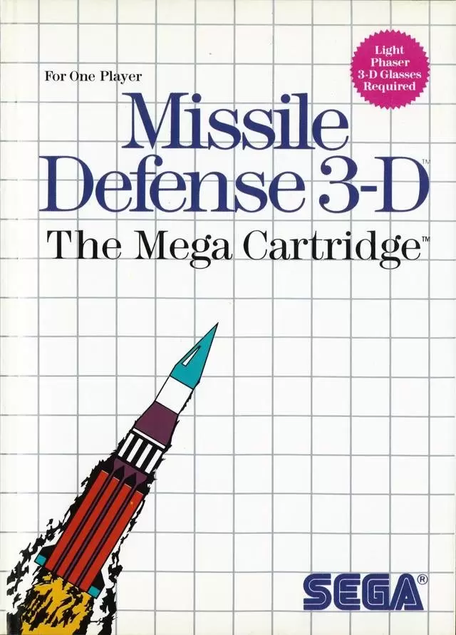 Jeux SEGA Master System - Missile Defense 3-D