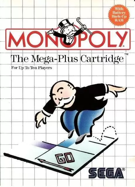 SEGA Master System Games - Monopoly