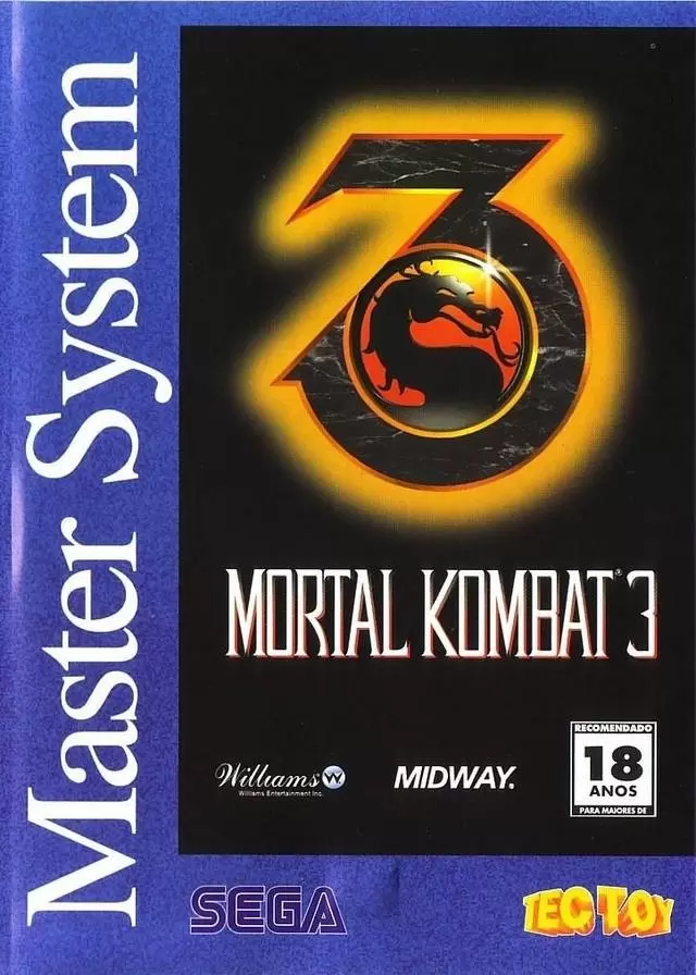 Jeux SEGA Master System - Mortal Kombat 3