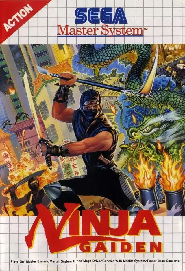 SEGA Master System Games - Ninja Gaiden