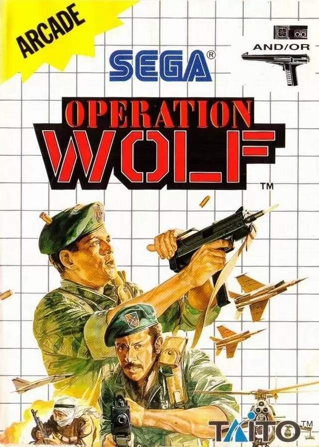 SEGA Master System Games - Operation Wolf