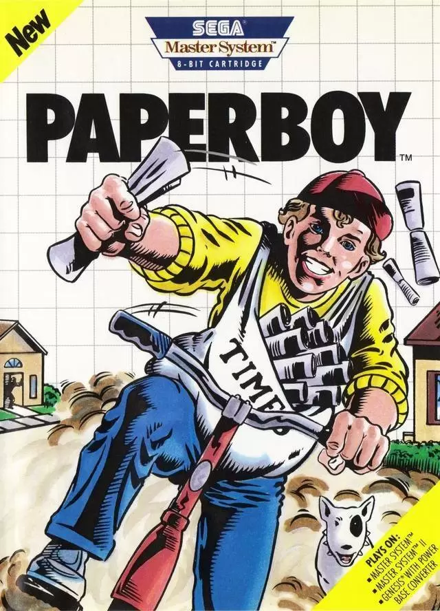 Jeux SEGA Master System - Paperboy