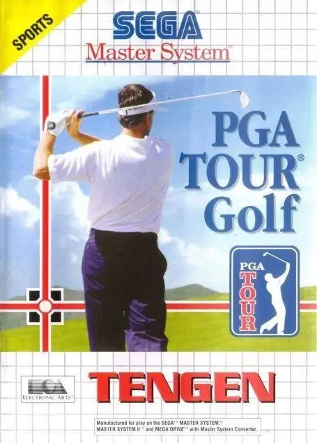 SEGA Master System Games - PGA Tour Golf