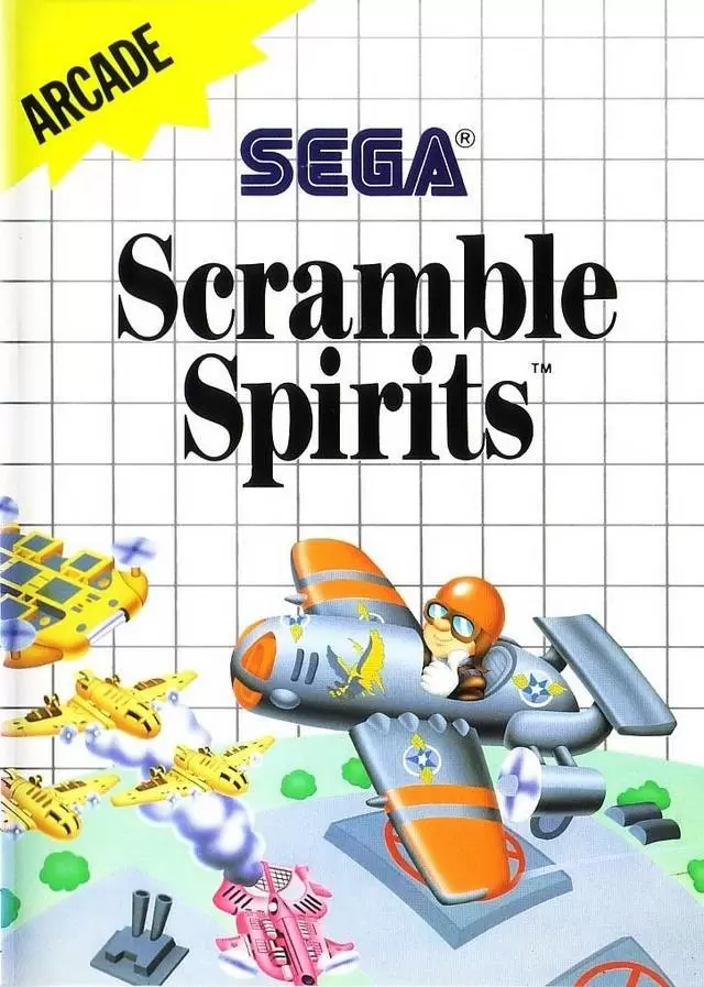 SEGA Master System Games - Scramble Spirits