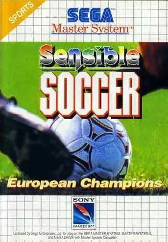 SEGA Master System Games - Sensible Soccer: European Champions