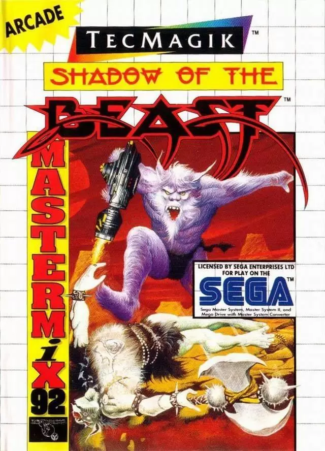 SEGA Master System Games - Shadow of the Beast
