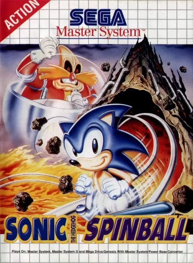 SEGA Master System Games - Sonic the Hedgehog Spinball
