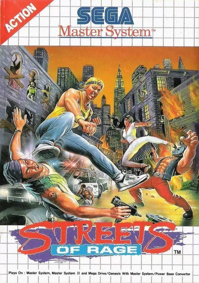 EUR - European Master System Games - Streets of Rage