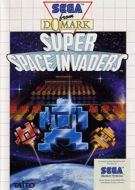 SEGA Master System Games - Super Space Invaders