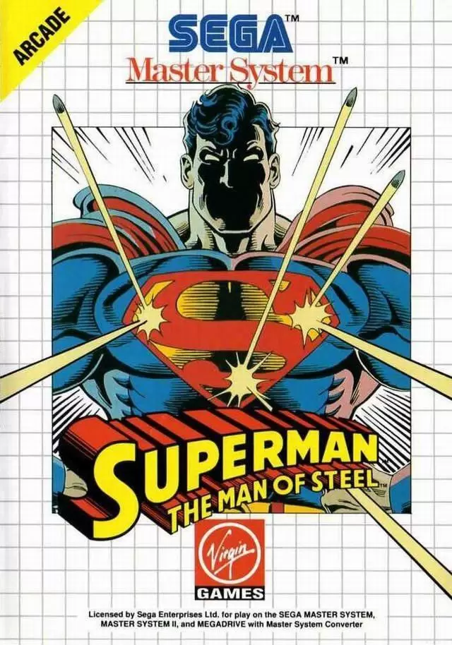 SEGA Master System Games - Superman: The Man of Steel