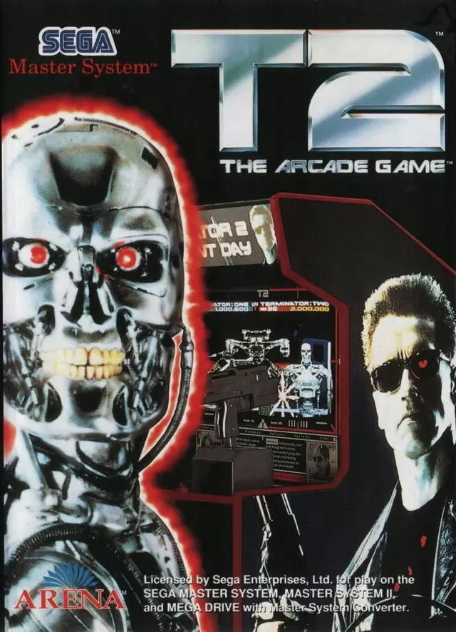 Jeux SEGA Master System - Terminator 2: The Arcade Game