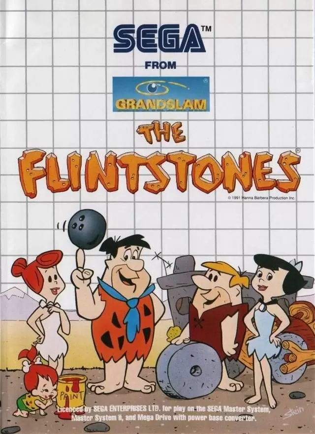 EUR - European Master System Games - The Flintstones
