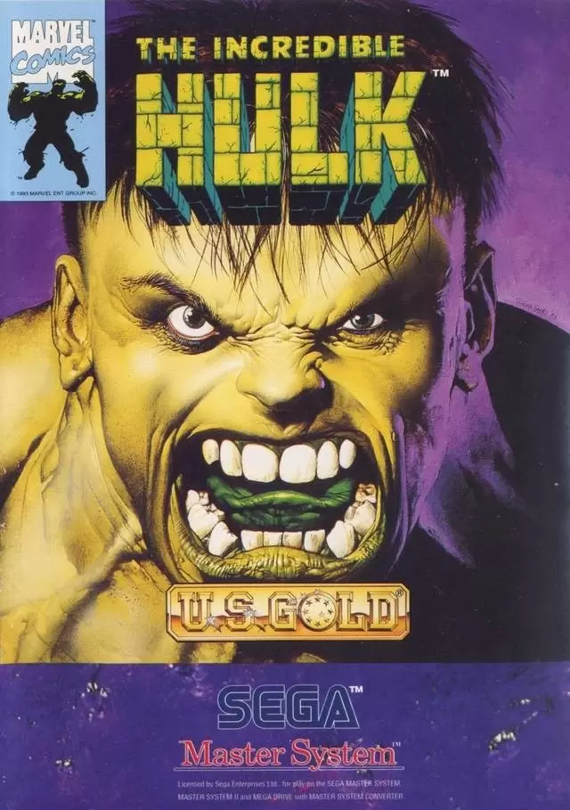 SEGA Master System Games - The Incredible Hulk