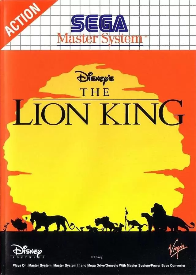 Jeux SEGA Master System - The Lion King