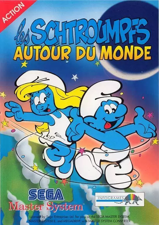 SEGA Master System Games - The Smurfs Travel the World