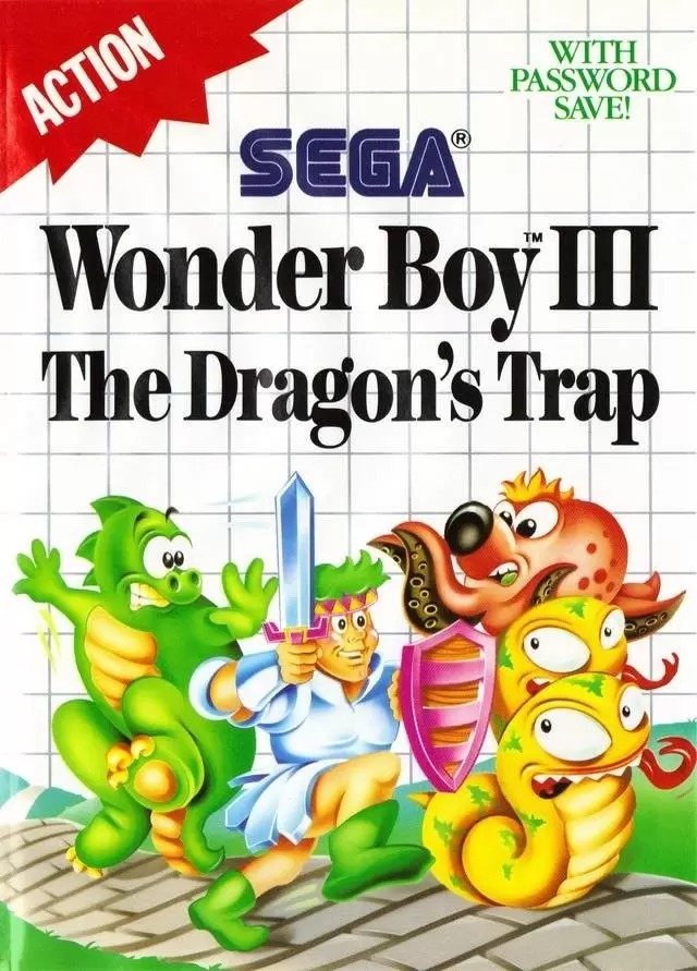 Jeux SEGA Master System - Wonder Boy III: The Dragon\'s Trap