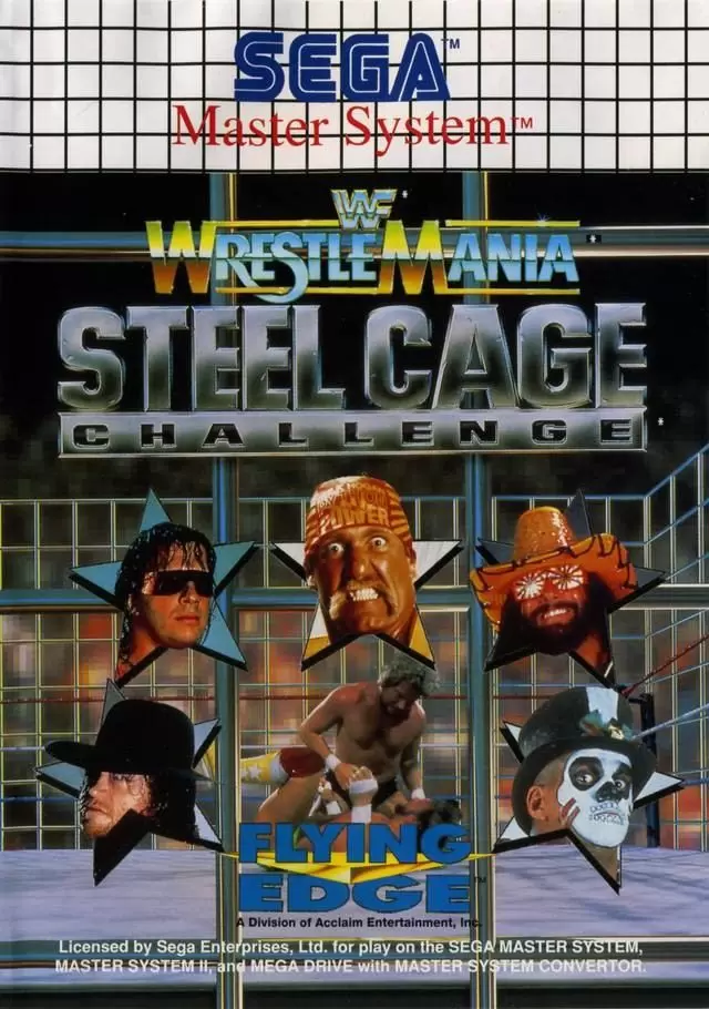 Jeux SEGA Master System - WWF Wrestlemania Steel Cage Challenge
