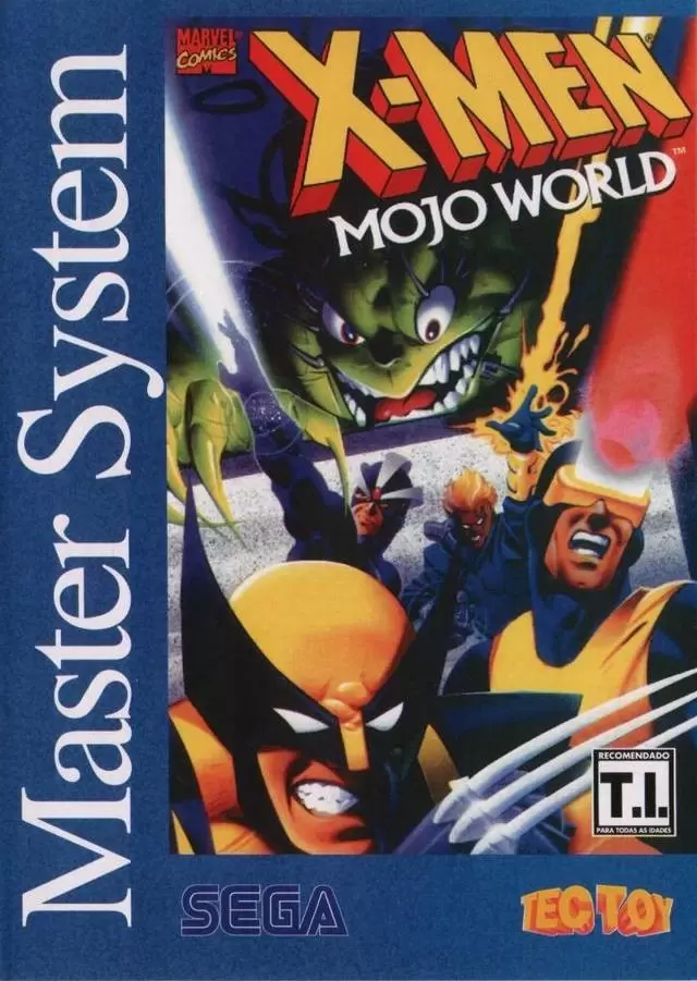 SEGA Master System Games - X-Men: Mojo World