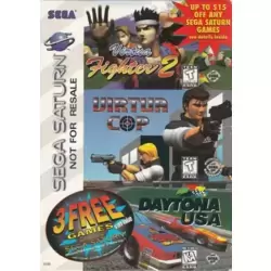 3 Free Games With Purchase of Sega Saturn