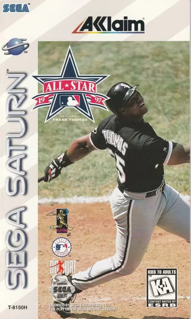 SEGA Saturn Games - All-Star Baseball \'97 Featuring Frank Thomas