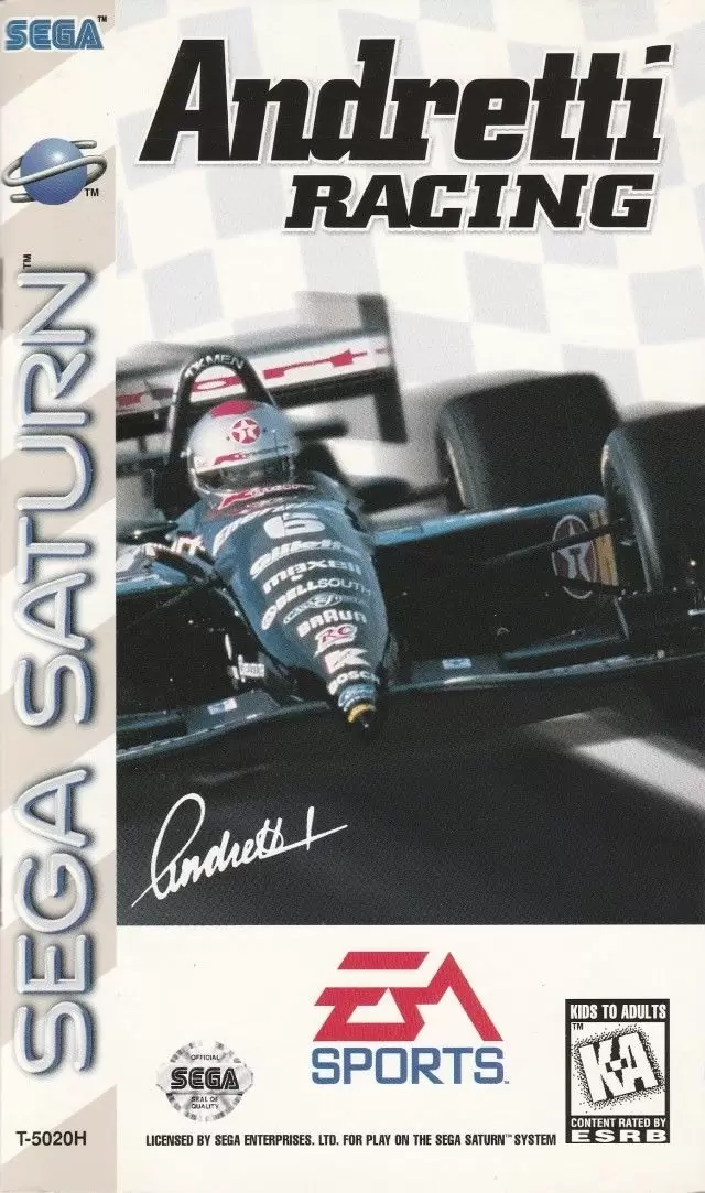 SEGA Saturn Games - Andretti Racing