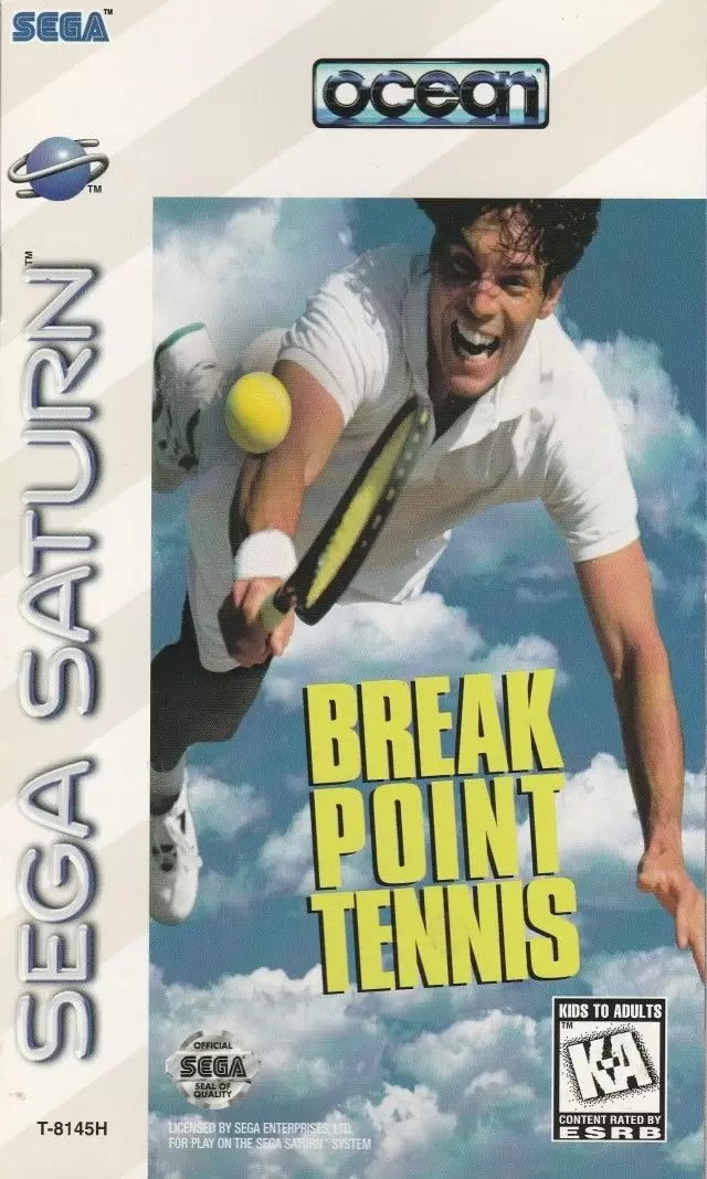 SEGA Saturn Games - Break Point Tennis