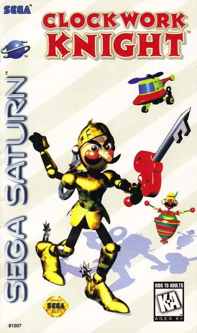 Jeux SEGA Saturn - Clockwork Knight