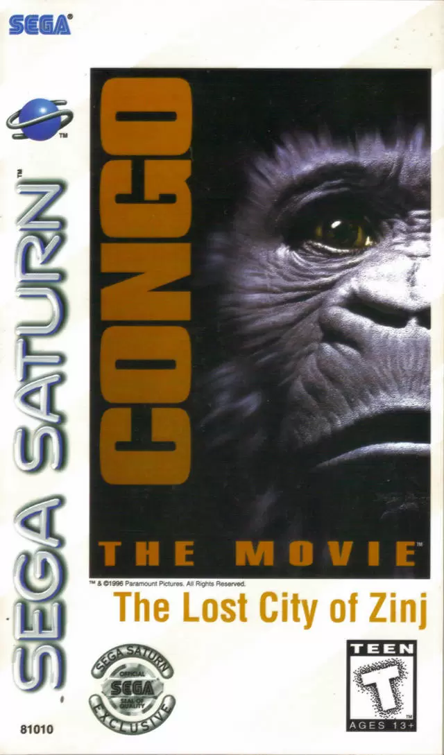 SEGA Saturn Games - Congo the Movie: The Lost City of Zinj